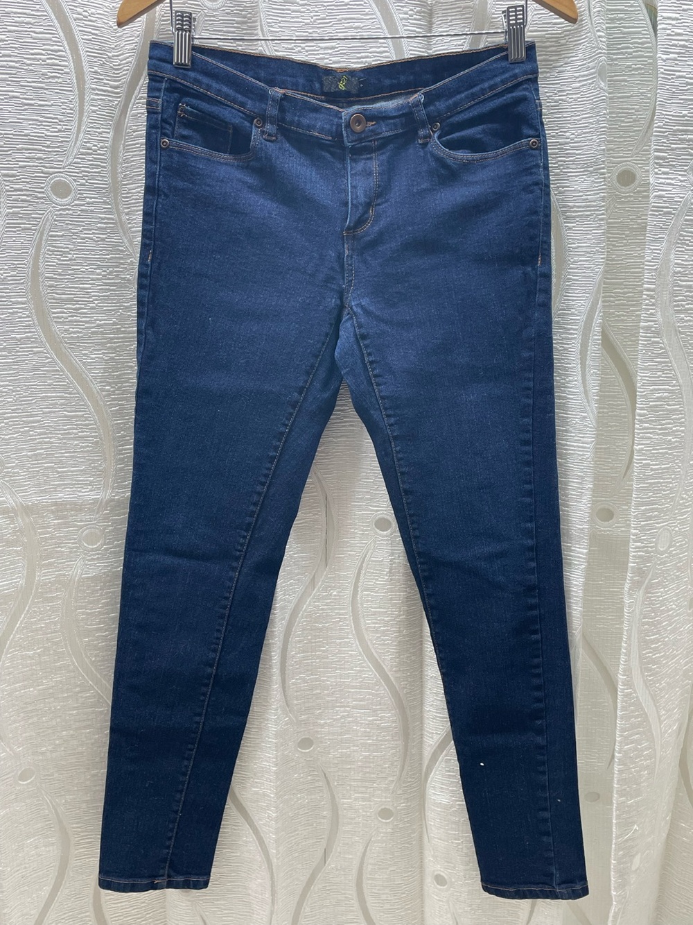 G21 Skinny Jeans Women Size‎ 7 Dark Wash Excellent Stretch Denim G2Y43003LC